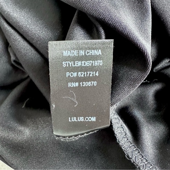 💥SALE💥 Lulus NWOT Infinite Glory Black Maxi Dress XS - Picture 9 of 12